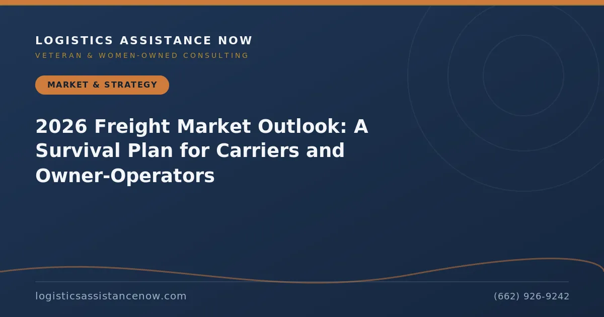 2026 Freight Market Outlook & Survival Plan