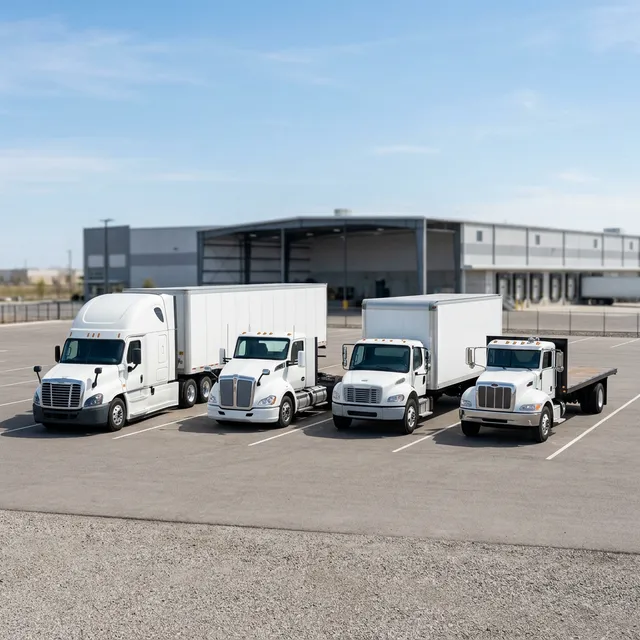 Heavy-duty commercial trucking fleet