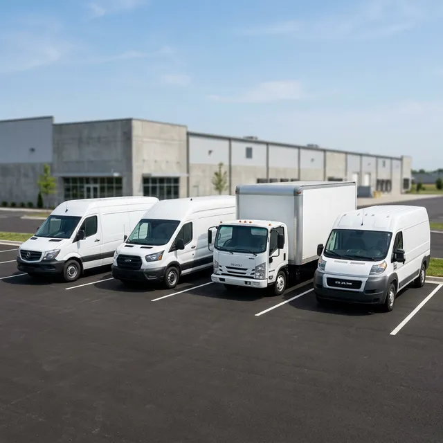 Mixed fleet of independent contractor delivery vehicles