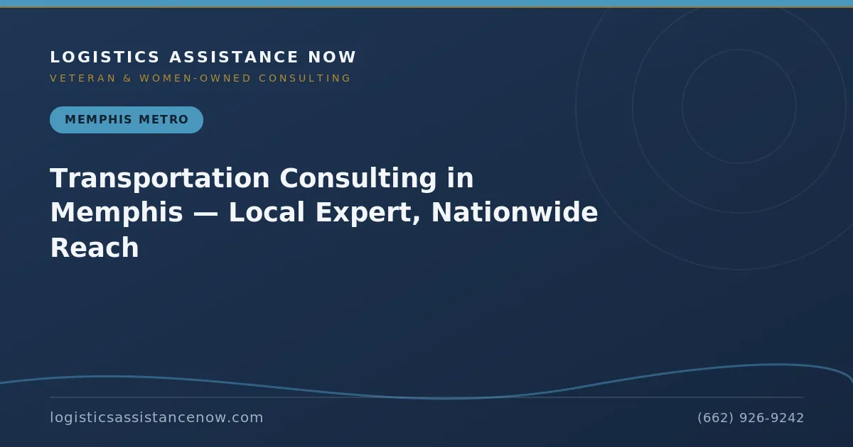 Transportation Consulting in Memphis & DeSoto County