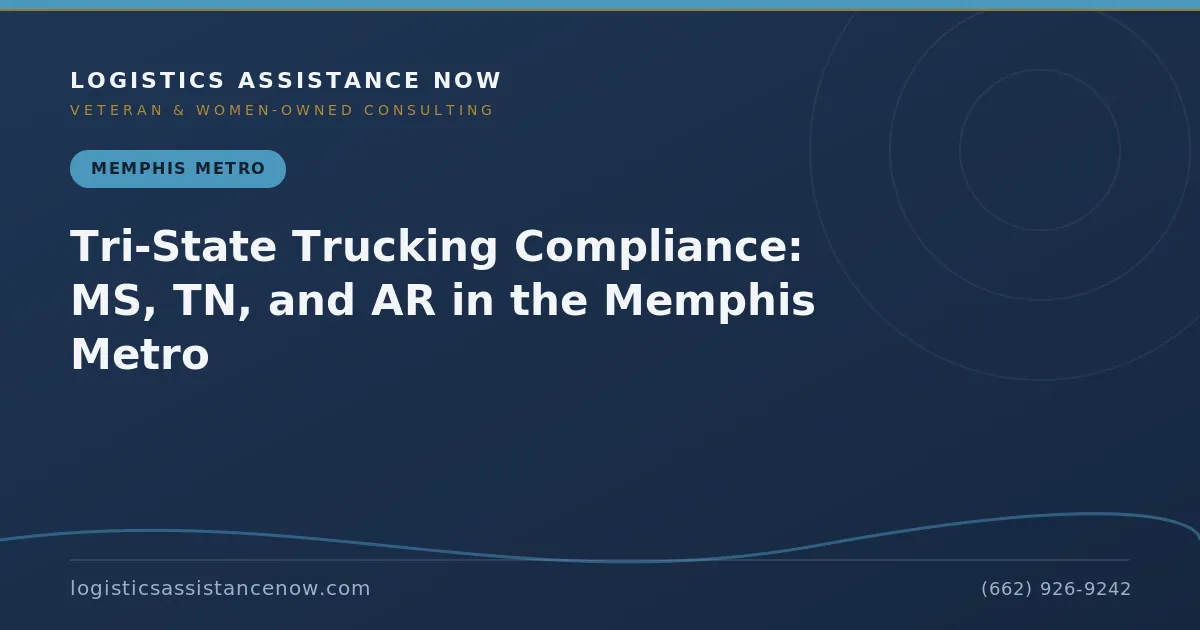 Tri-State Trucking Compliance: MS, TN, and AR in the Memphis Metro