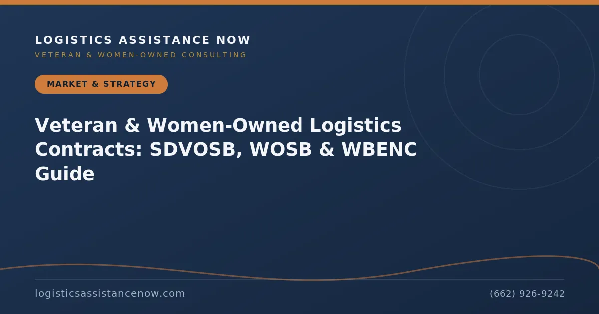 Veteran & Women-Owned Logistics Contracts (SDVOSB/WOSB)
